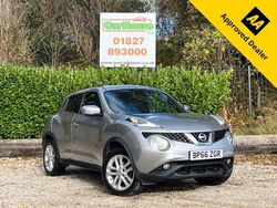 Silver Used 2016 Nissan Juke N-Connecta SUV | £5,199 (Fair price)