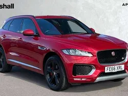 Metallic firenze red Used 2016 Jaguar F-Pace S SUV | £19,951 (Fair price)