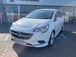 White Used 2016 Vauxhall Corsa SRi Hatchback | £7,443 (A bit pricey)