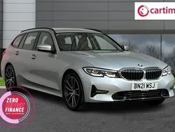 Silver Used 2021 BMW 320 Sport Line Estate | £21,121 (Good price)