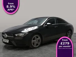 Black Used 2022 Mercedes CLA180 AMG line Sedan | £20,427 (Fair price)