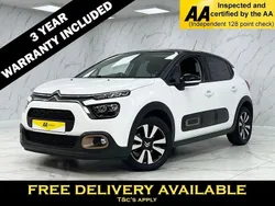 White Used 2023 Citroën C3 PureTech Hatchback | £11,795 (Fair price)