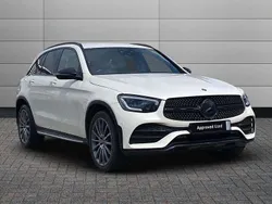White Used 2020 Mercedes GLC300 AMG Line Premium SUV | £24,395 (Fair price)