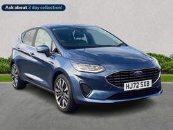 Blue Used 2022 Ford Fiesta Titanium X Hatchback | £14,799 (Fair price)