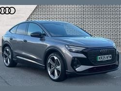 Grey Used 2025 Audi Q4 Sportback e-tron Black Edition SUV | £36,259