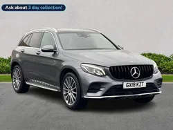 Grey Used 2018 Mercedes GLC250 AMG Line Premium | £20,899 (Fair price)
