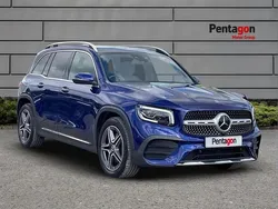Blue Used 2021 Mercedes GLB220 AMG line SUV | £29,995 (Fair price)