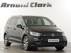 Black Used 2022 VW Touran R-line MPV | £26,998 (Expensive)
