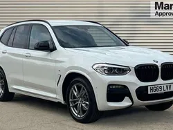 White Used 2019 BMW X3 M Sport SUV | £23,550 (Fair price)