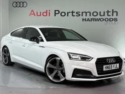 White Used 2019 Audi A5 Sportback Black Edition Hatchback | £19,990 (Fair price)