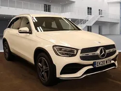 White Used 2020 Mercedes GLC220 AMG line Estate | £27,499 (Fair price)