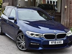 Blue Used 2018 BMW 540 M Sport Estate | £20,990 (Fair price)
