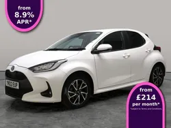White Used 2022 Toyota Yaris Hybrid Design Hatchback | £15,789 (Super price)