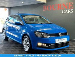 Blue Used 2016 VW Polo SE Hatchback | £7,499 (Fair price)