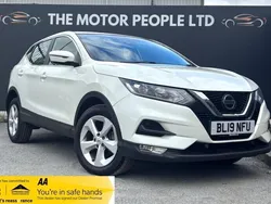 White Used 2019 Nissan Qashqai Acenta Premium SUV | £6,695