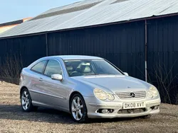 Silver Used 2008 Mercedes C200 Sport Edition Coupe | £1,895