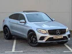 Silver Used 2017 Mercedes GLC220 AMG Line Premium Coupe | £19,495 (Good price)