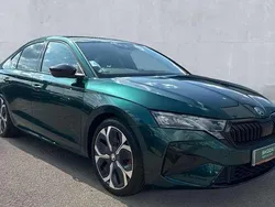 Green New 2024 Skoda Octavia vRS Hatchback | £32,325 (Expensive)