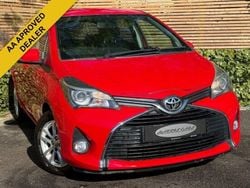 Red Used 2015 Toyota Yaris Hatchback | £7,285 (Fair price)