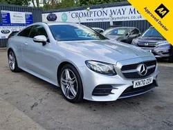Silver Used 2020 Mercedes E220 AMG line Coupe | £23,695 (Fair price)