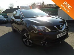 Black Used 2015 Nissan Qashqai N-TEC SUV | £7,199 (Fair price)