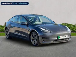 Grey Used 2022 Tesla Model 3 Standard Range Sedan | £19,999 (Expensive)