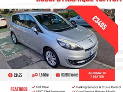 Silver Used 2012 Renault Grand Scénic III Dynamique MPV | £3,495 (A bit pricey)