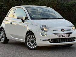 White Used 2017 Fiat 500 Lounge Hatchback | £9,990 (Fair price)