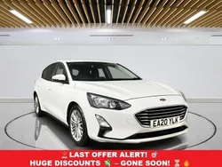 White Used 2020 Ford Focus Titanium X Hatchback | £10,449 (Good price)
