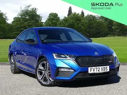 Race blue metallic Used 2023 Skoda Octavia vRS Hatchback | £26,795 (Expensive)
