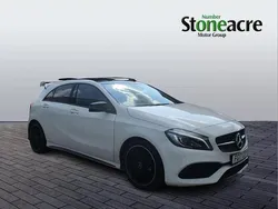 White Used 2017 Mercedes A160 AMG Line Premium Plus Hatchback | £12,995 (Fair price)