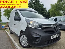 White Used 2017 Vauxhall Vivaro Van | £6,990 (A bit pricey)