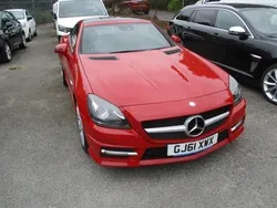 Red Used 2011 Mercedes SLK200 AMG Cabriolet | £8,495