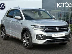 Silver Used 2019 VW T-Cross R-line SUV | £13,445 (Fair price)