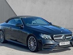 Black Used 2019 Mercedes E220 AMG Line Premium Cabriolet | £21,450 (Fair price)