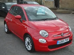 Red Used 2015 Fiat 500 Pop Star Hatchback | £5,295 (Fair price)