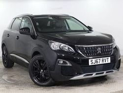 Black Used 2017 Peugeot 3008 Allure SUV | £10,275 (Fair price)