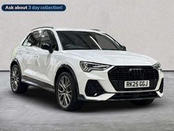 White Used 2025 Audi Q3 Black Edition SUV | £35,674 (Fair price)