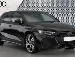 Mythos black New 2025 Audi A3 Black Edition Hatchback | £31,807 (Fair price)