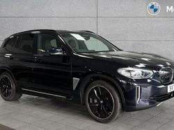 Carbon black Used 2021 BMW iX3 Shadowline SUV | £26,345 (Fair price)