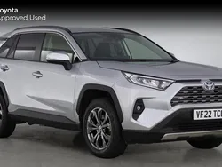 Silver Used 2022 Toyota RAV4 Hybrid Design SUV | £26,000 (Fair price)