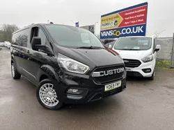 Black Used 2020 Ford Transit Custom Limited Van | £12,795 (Fair price)