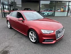 Red Used 2016 Audi A4 S-Line Sedan | £9,250 (Fair price)