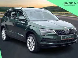 Green Used 2021 Skoda Karoq SE L SUV | £21,950 (Fair price)
