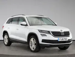 White Used 2018 Skoda Kodiaq SE L SUV | £20,399 (Fair price)