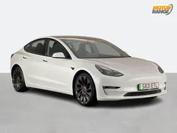 White Used 2021 Tesla Model 3 Performance Sedan | £20,495 (Fair price)