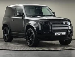 Exterior paint santorini black Used 2023 Land Rover Defender HSE Dynamic SUV | £57,500 (Super price)