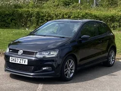 Black Used 2017 VW Polo R-line Hatchback | £9,100 (Expensive)