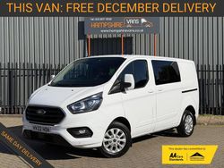 White Used 2022 Ford Transit Custom Limited Van | £19,995 (Expensive)