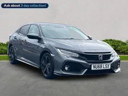 Grey Used 2018 Honda Civic Sport Hatchback | £13,899 (Fair price)